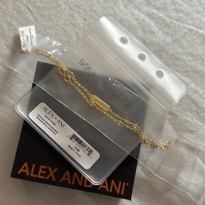 NWT Alex and Ani Gold Chain Bracelet